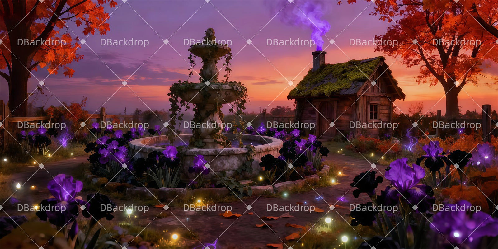 Fondali Per Scenografie Musicali The Witch'S Garden LXX510-T56