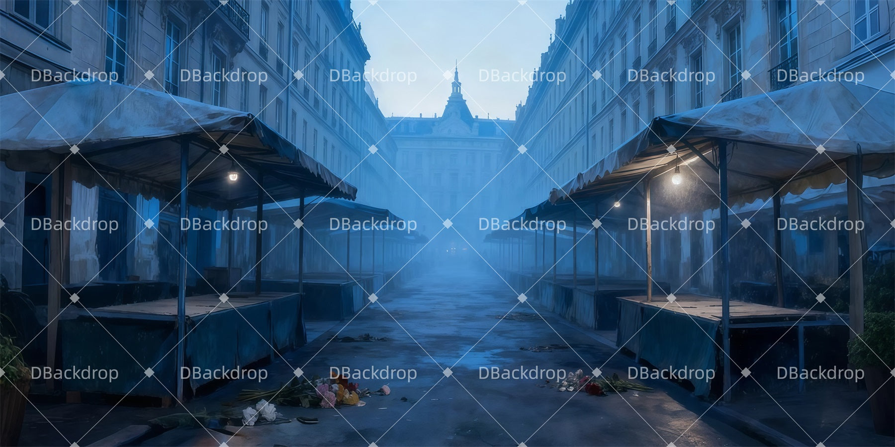 Fondale Per Cinema Nebbia Mattutina Fondali Per Palcoscenici Vicolo LXX511-T23