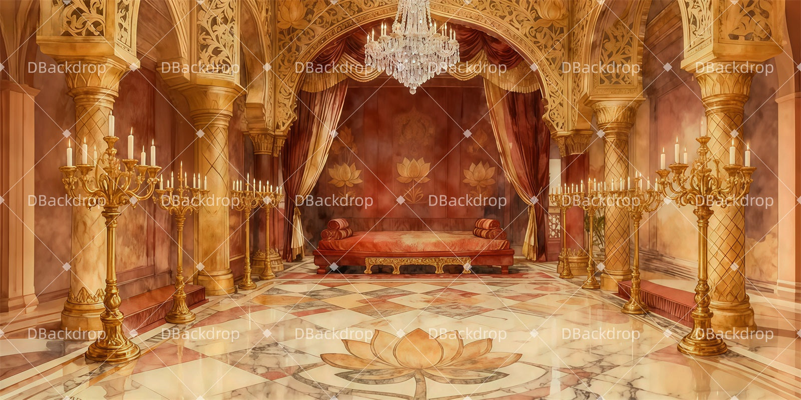 Fondali Teatrali Professionali Lotus Throne Suite Fondali Teatrali LXX511-T99
