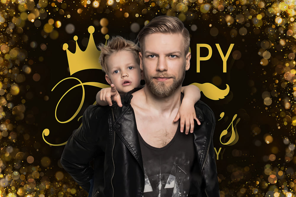 Sfondo Bokeh Dorato Brillante Per La Festa Del Papa M-48