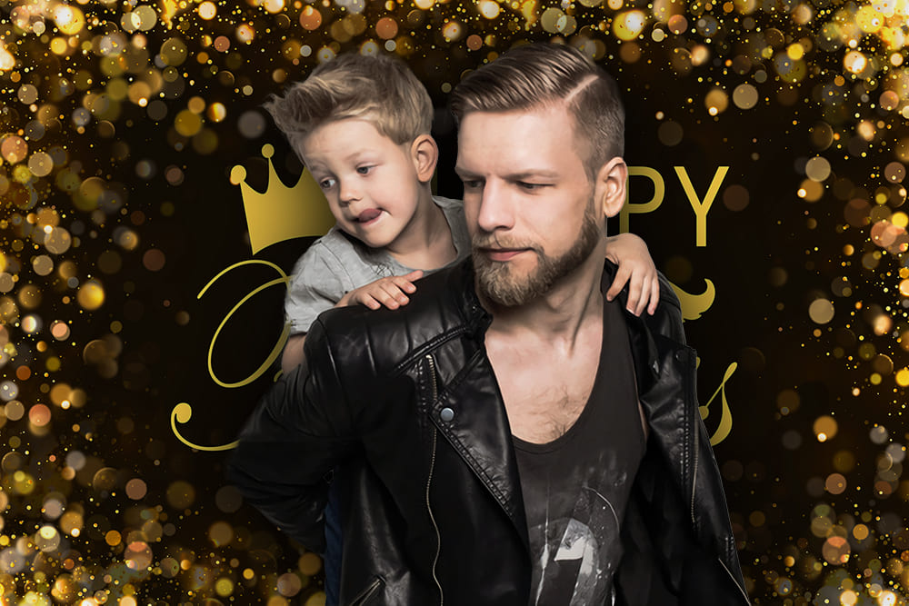 Sfondo Bokeh Dorato Brillante Per La Festa Del Papa M-48