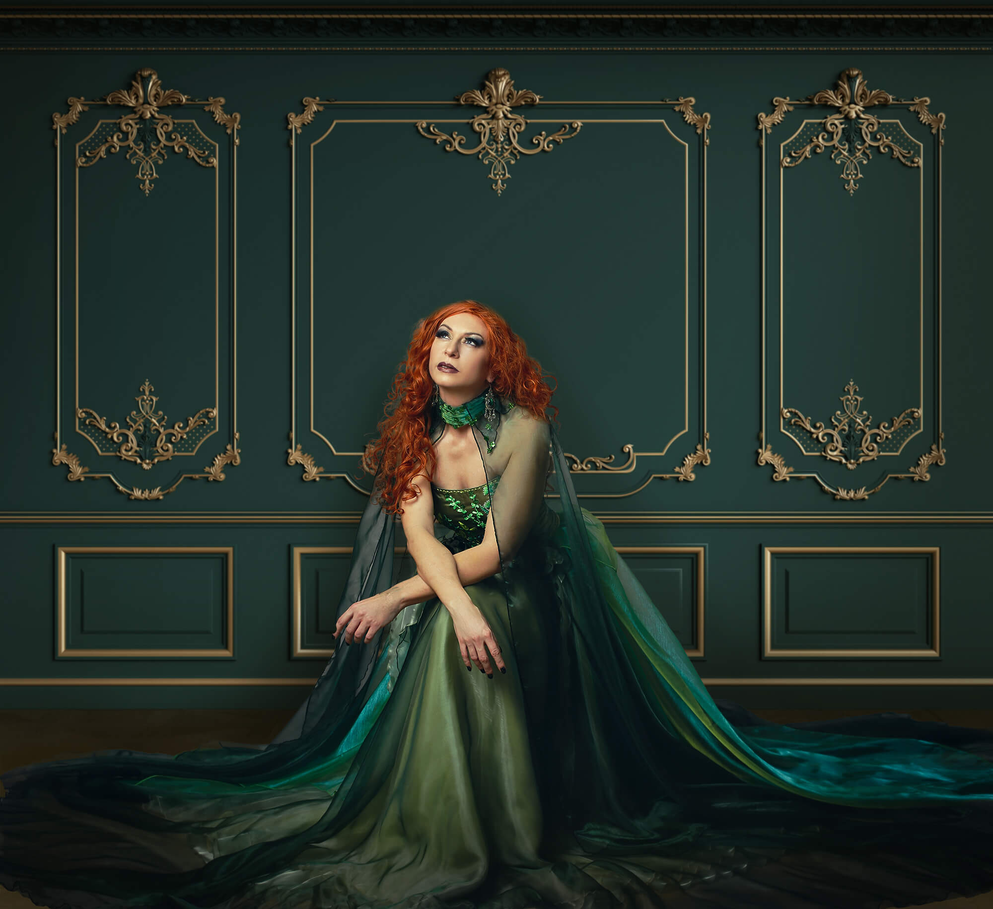 Parete Interna Classica Con Fondale Modanato M-71