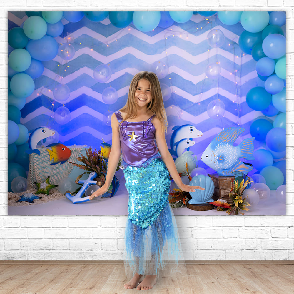 Sfondo Fotografico Di Piante Ittiche Subacquee M-88