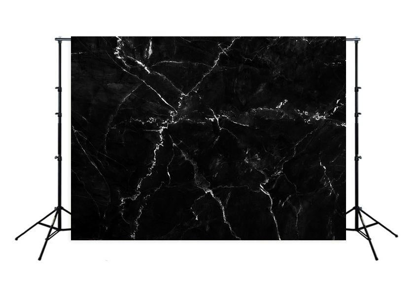 Natural Black Marble Texture Photo Booth Backdrop M018