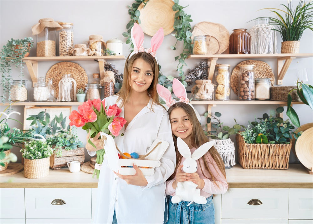 Sfondo Verde Fresco In Stile Tessitura Primaverile M1-51