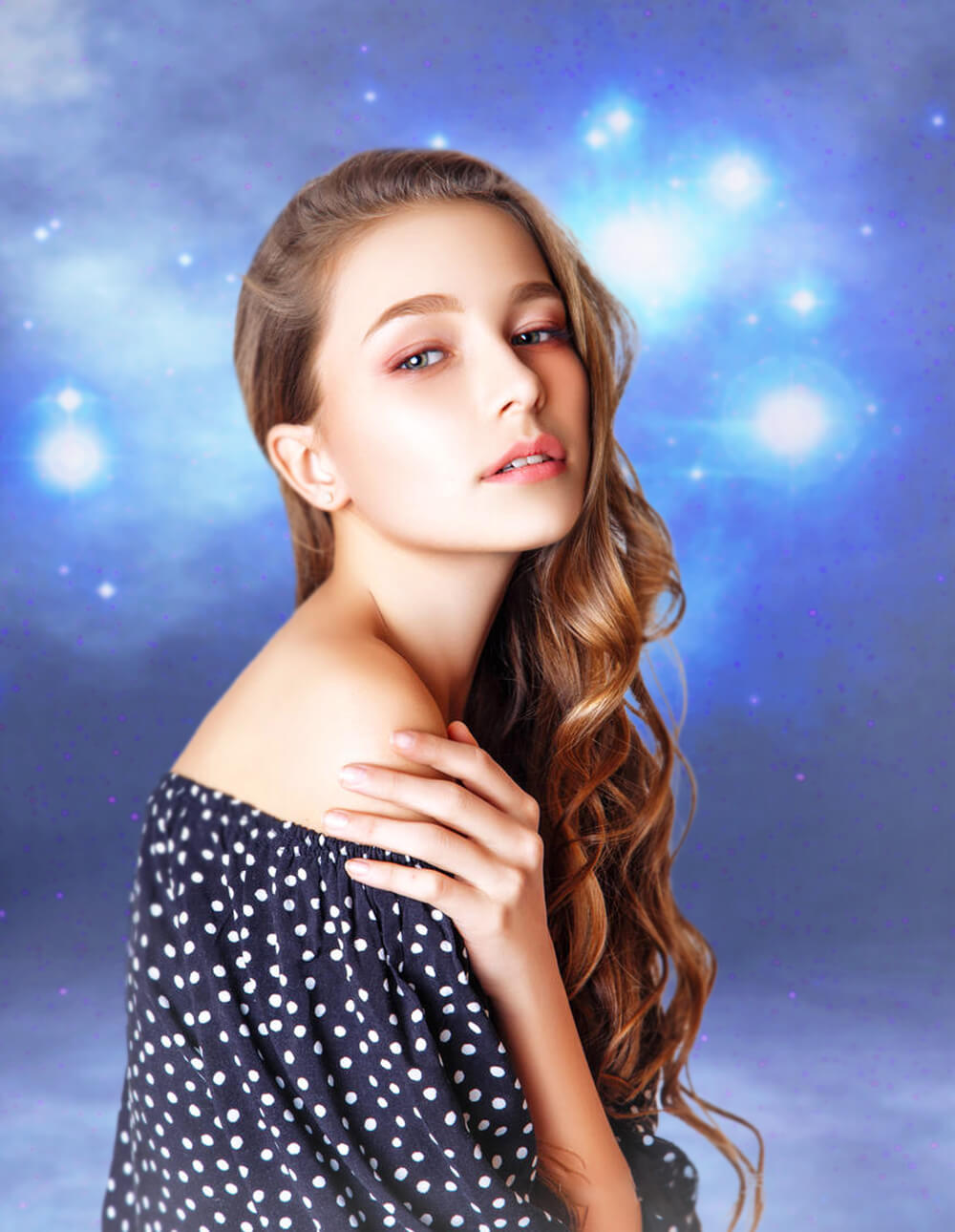 Sfondo Per Studio Fotografico Astratto Stellato Sfumato M10-39