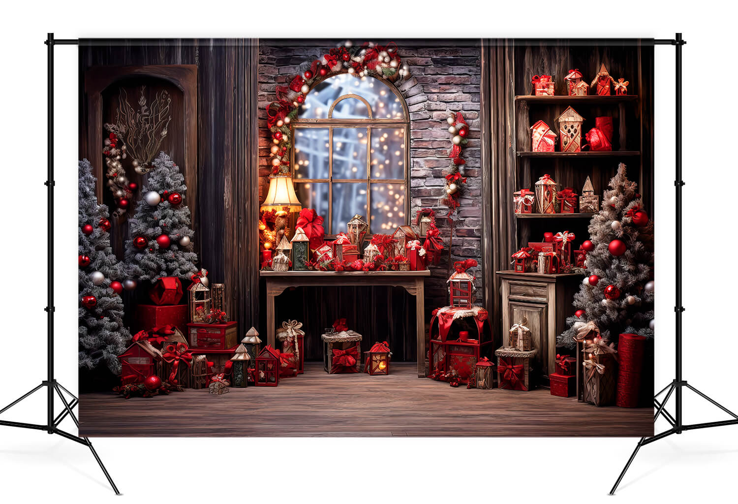 Sfondo Per Regali Dell'Albero Di Natale Per Fotografia M10-51