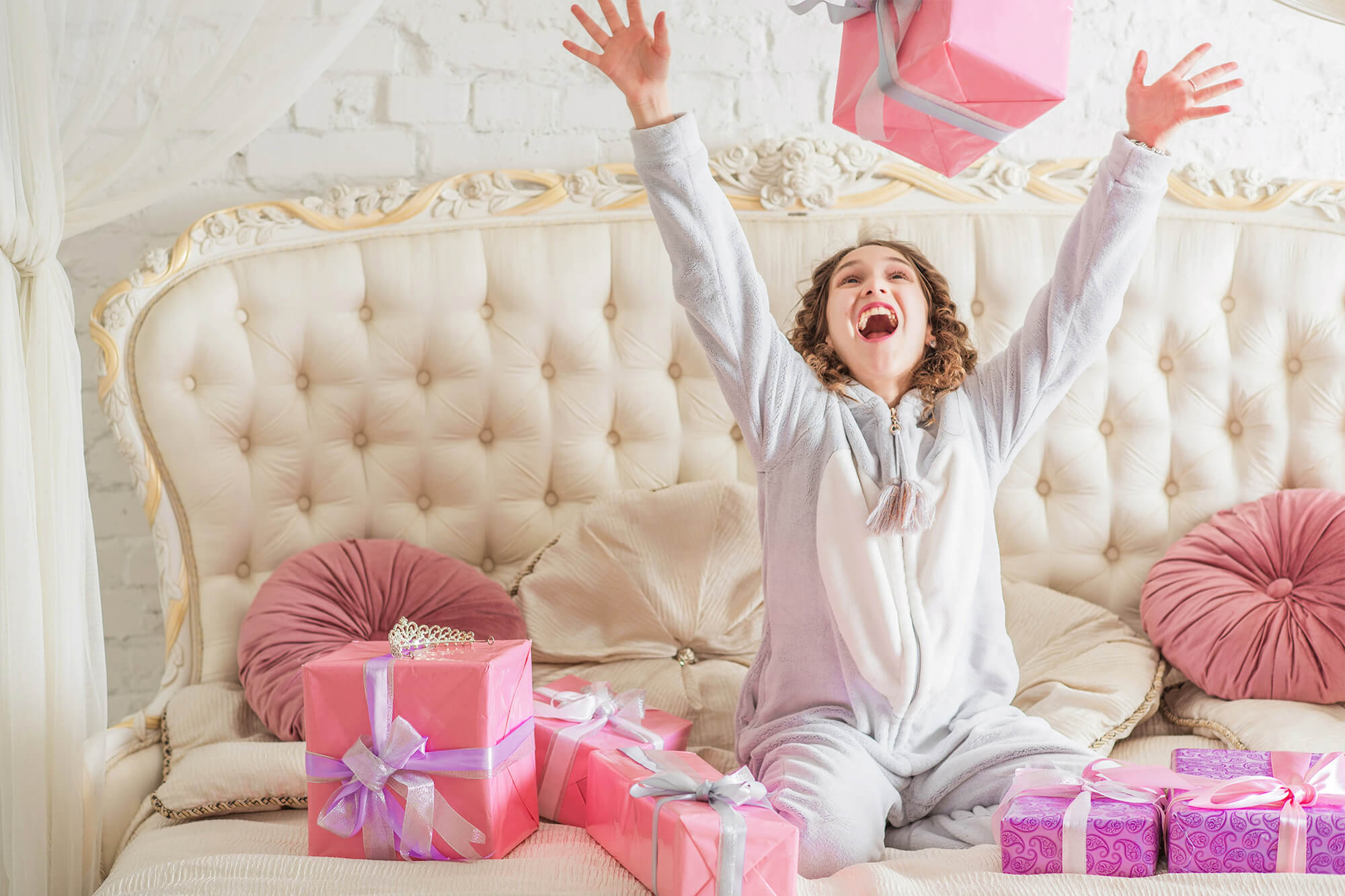 Sfondo Fotografico Bianco Per Testiera Della Camera Da Letto M11-31