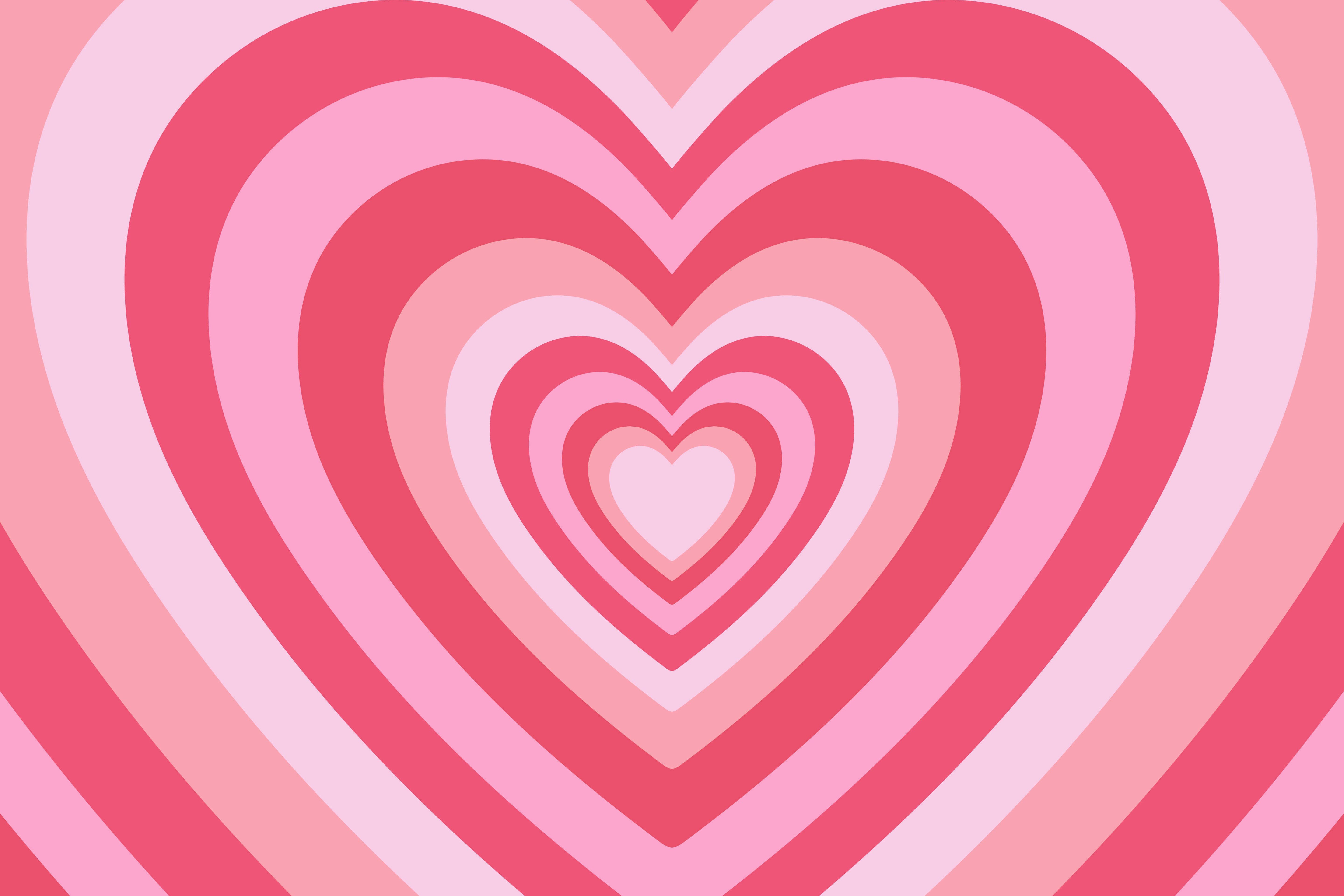 Sfondo Psichedelico Ombre Rosa Multi Cuore Di San Valentino M12-46