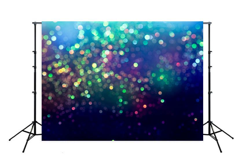 Blue Purple Bokeh Glitter Backdrop for Photography M132
