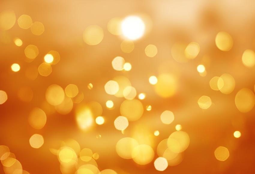 Bokeh Lights Orange Background Backdrop for Photography M134