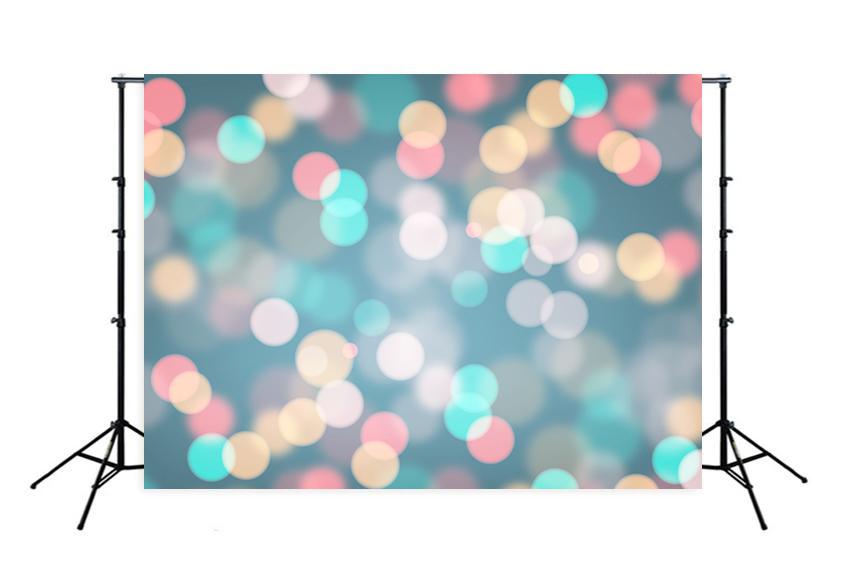 Colorful Bokeh Lights Backdrop for Photo Booth M149