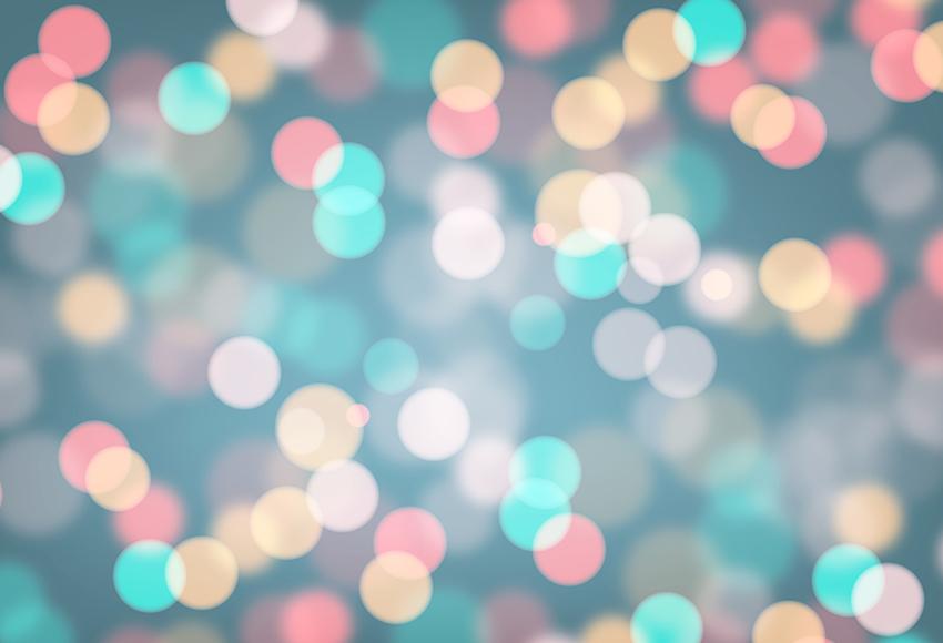 Colorful Bokeh Lights Backdrop for Photo Booth M149