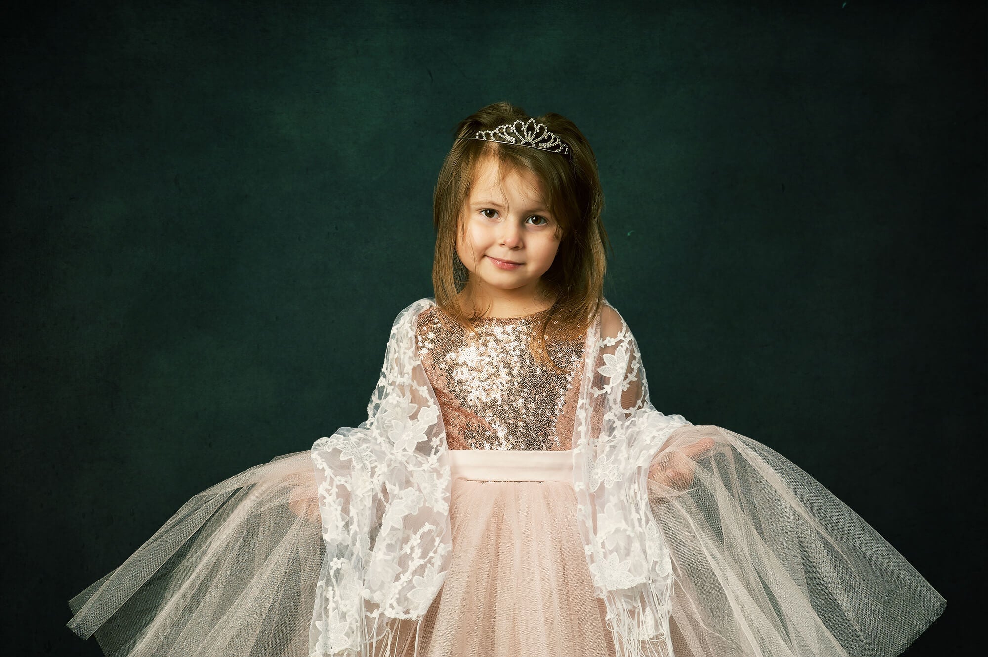 Sfondo Astratto Blu-Verde Sirena Per Fotografia In Studio M2-09