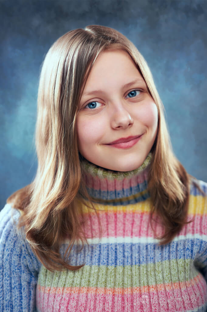 Sfondo Fotografico Ritratto Astratto Blu M5-100