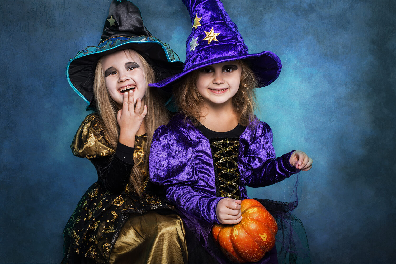 Sfondo Fotografico Ritratto Astratto Blu M5-100