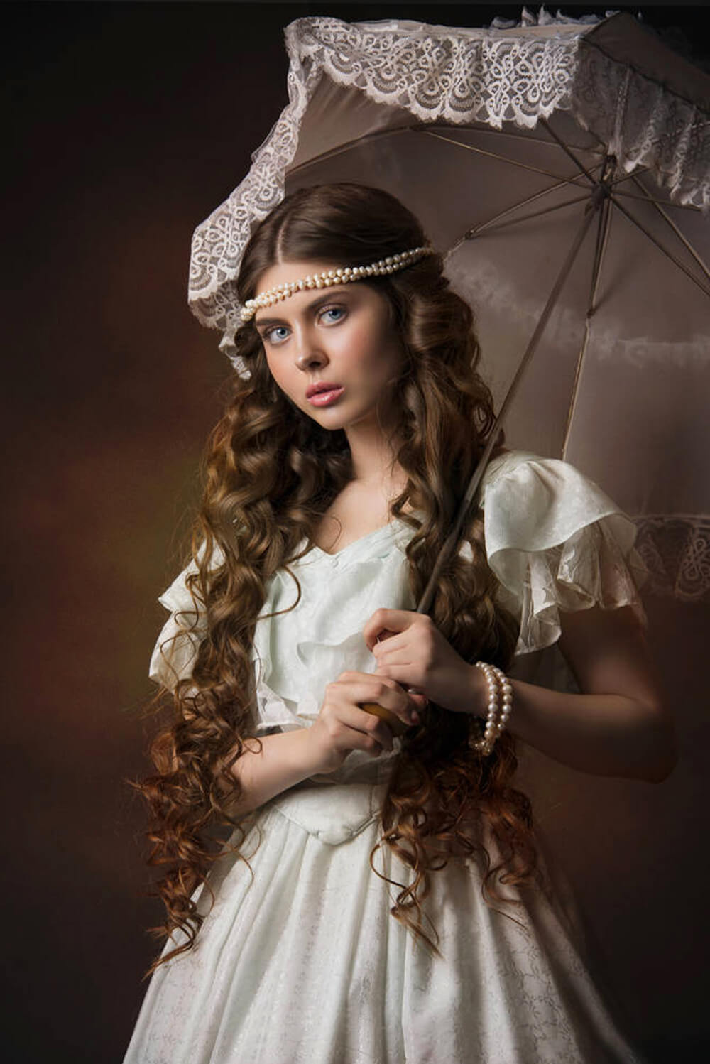 Sfondo Astratto Per Studio Ritratto Marrone Vintage M5-146