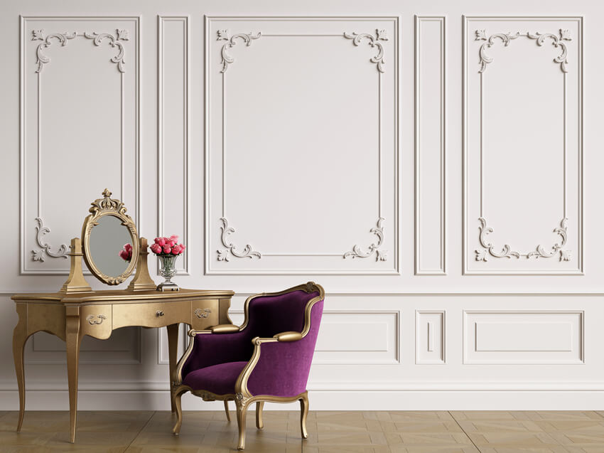 Sfondo Per Poltrona Da Toeletta Retro Da Parete M5-33