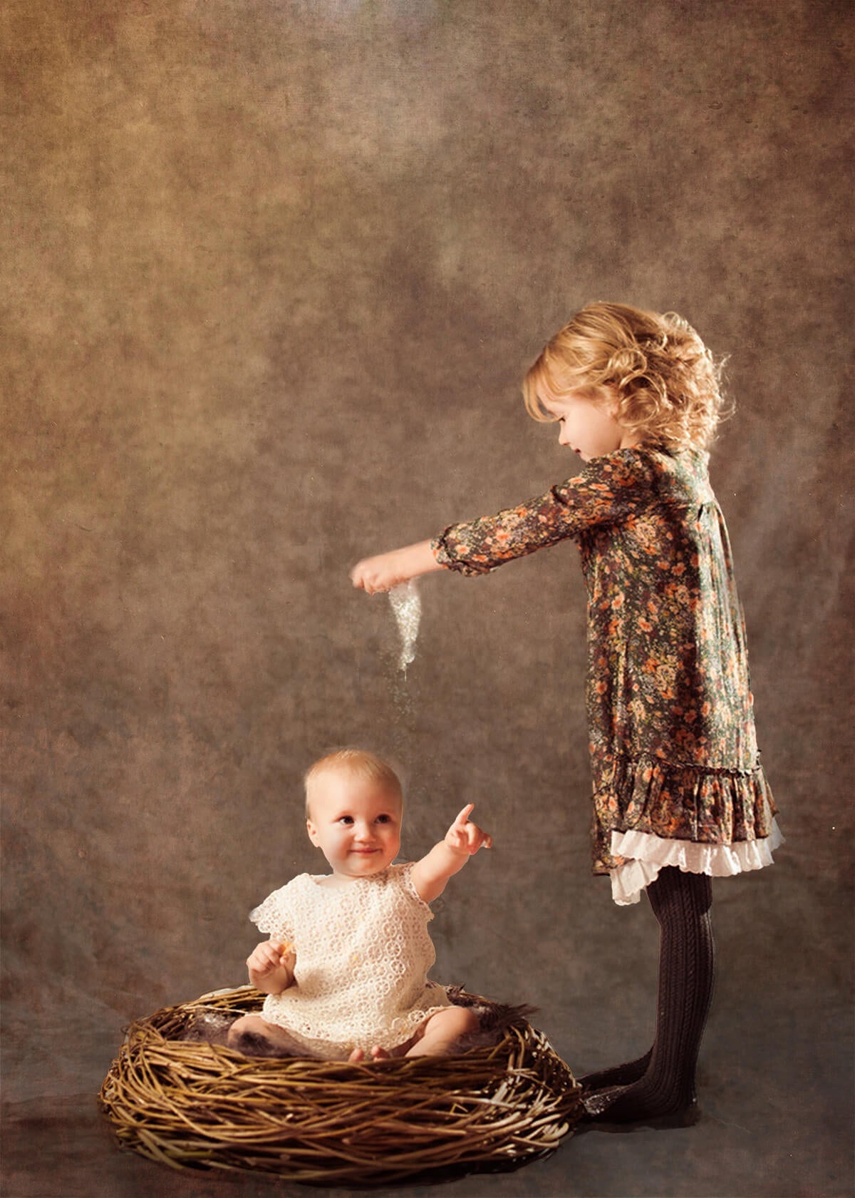 Sfondo Per Cabina Fotografica Astratta Marrone Vintage M5-52