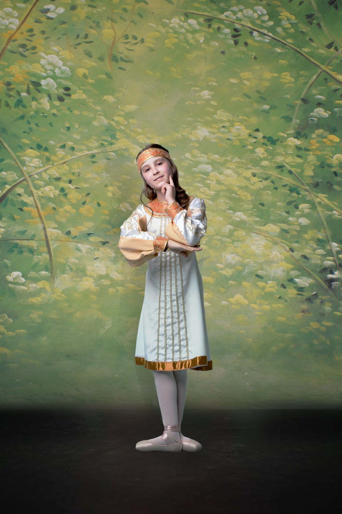 Sfondo Fotografico Di Fiori Di Pittura Astratta M5-79