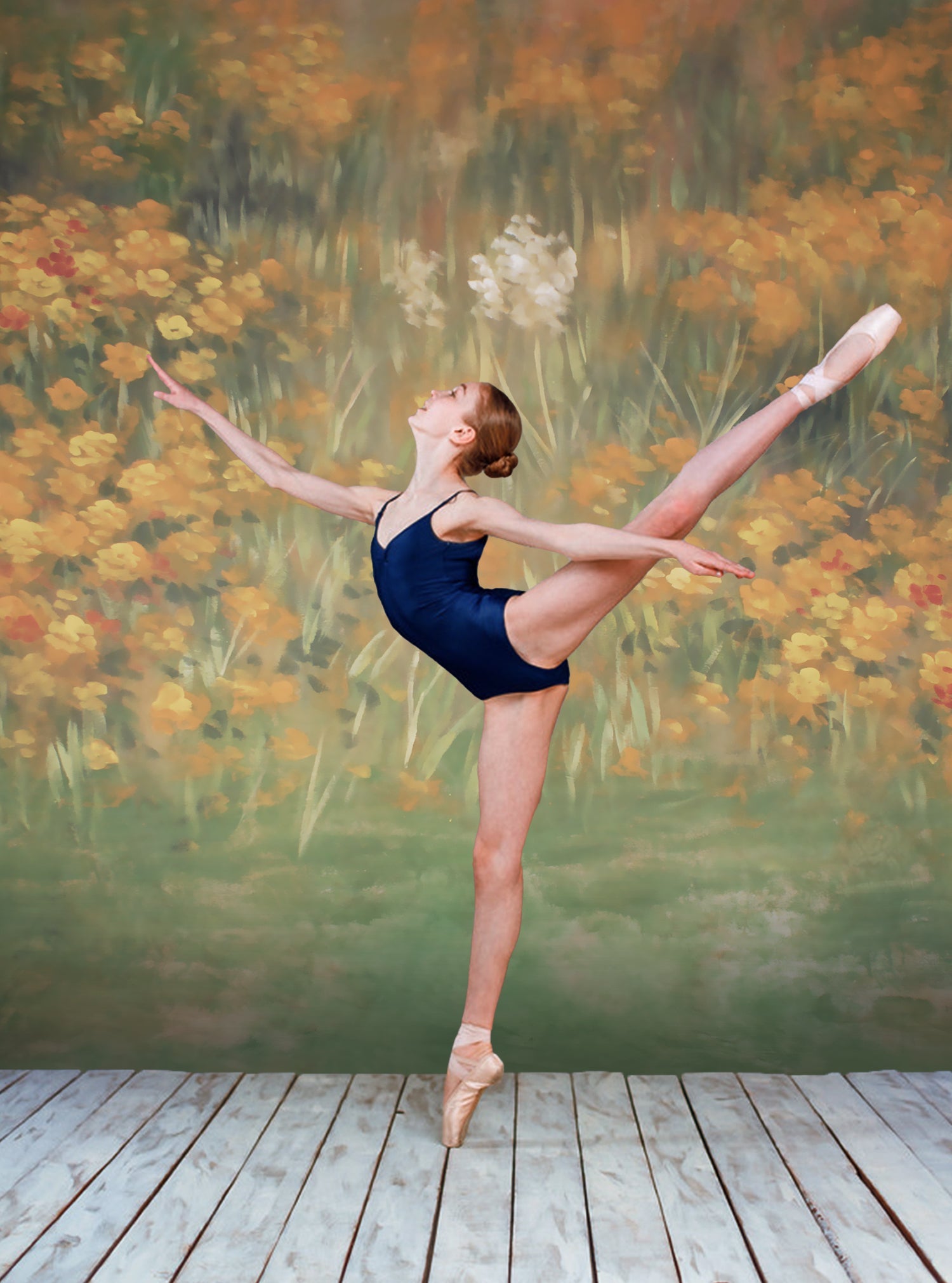 Sfondo Astratto Floreale Pittura Ad Acquerello M5-80