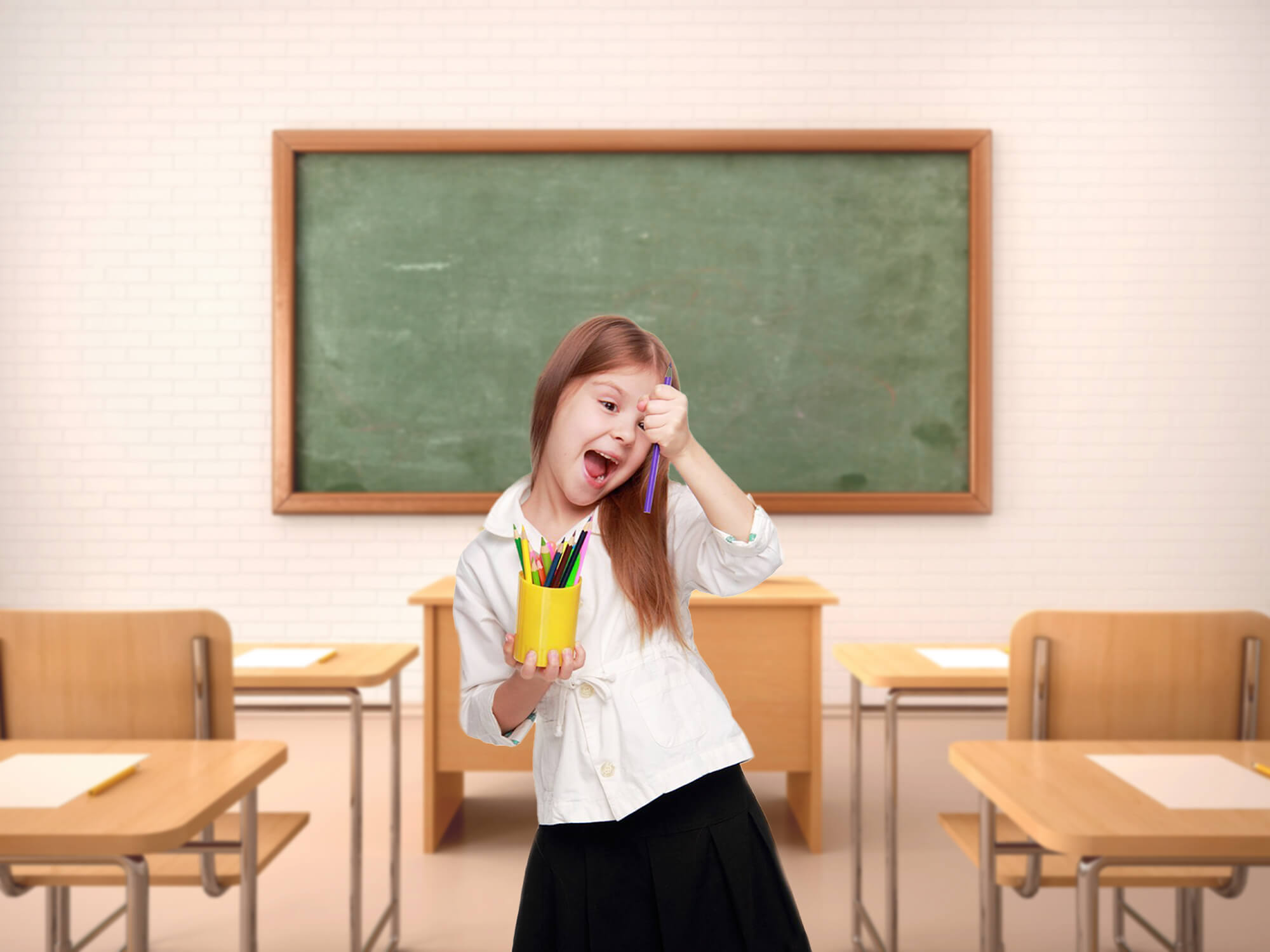 Ritorno Allo Sfondo Interno Dell'Aula Scolastica M5-93