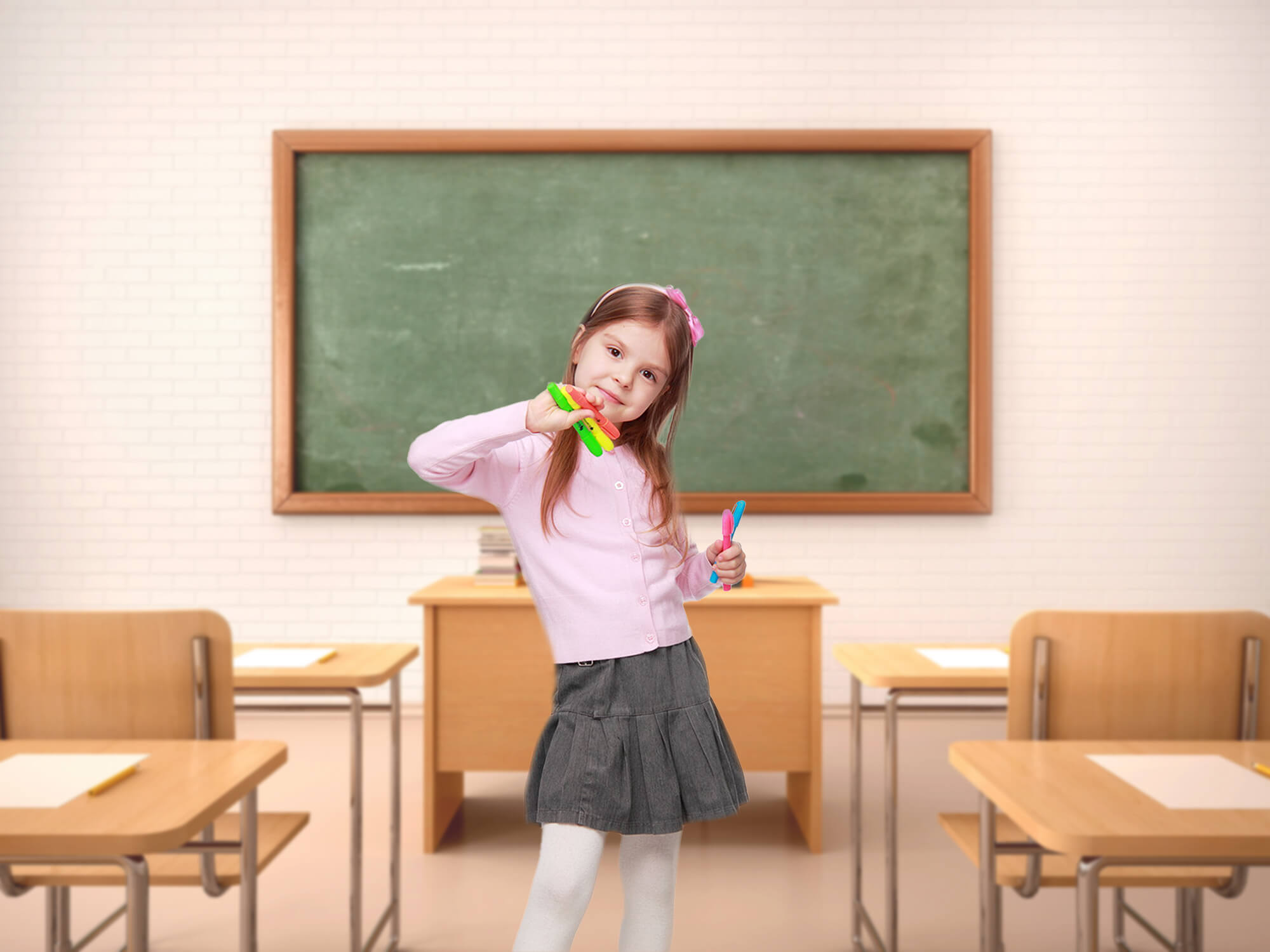 Ritorno Allo Sfondo Interno Dell'Aula Scolastica M5-93