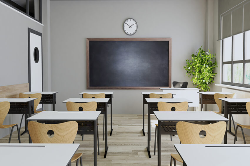 Sfondo Scolastico Moderno Per Scrivania In Aula M5-94