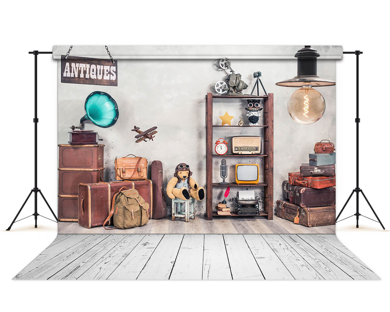 Valigie Da Viaggio Vintage Antiquariato Scuola Sfondo M6-03