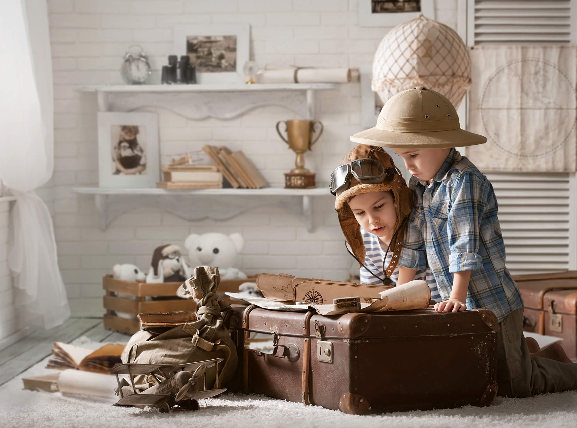 Ancoraggio Per Barca Da Viaggio Globe Ritorno A Scuola Sfondo M6-08