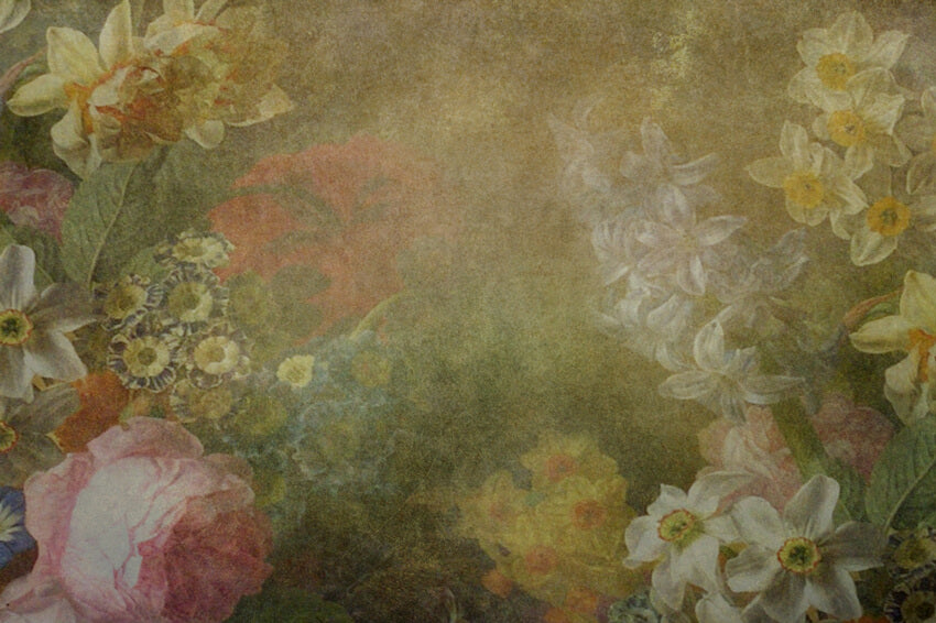 Sfondo Con Texture Floreale Astratta Di Belle Arti M6-110