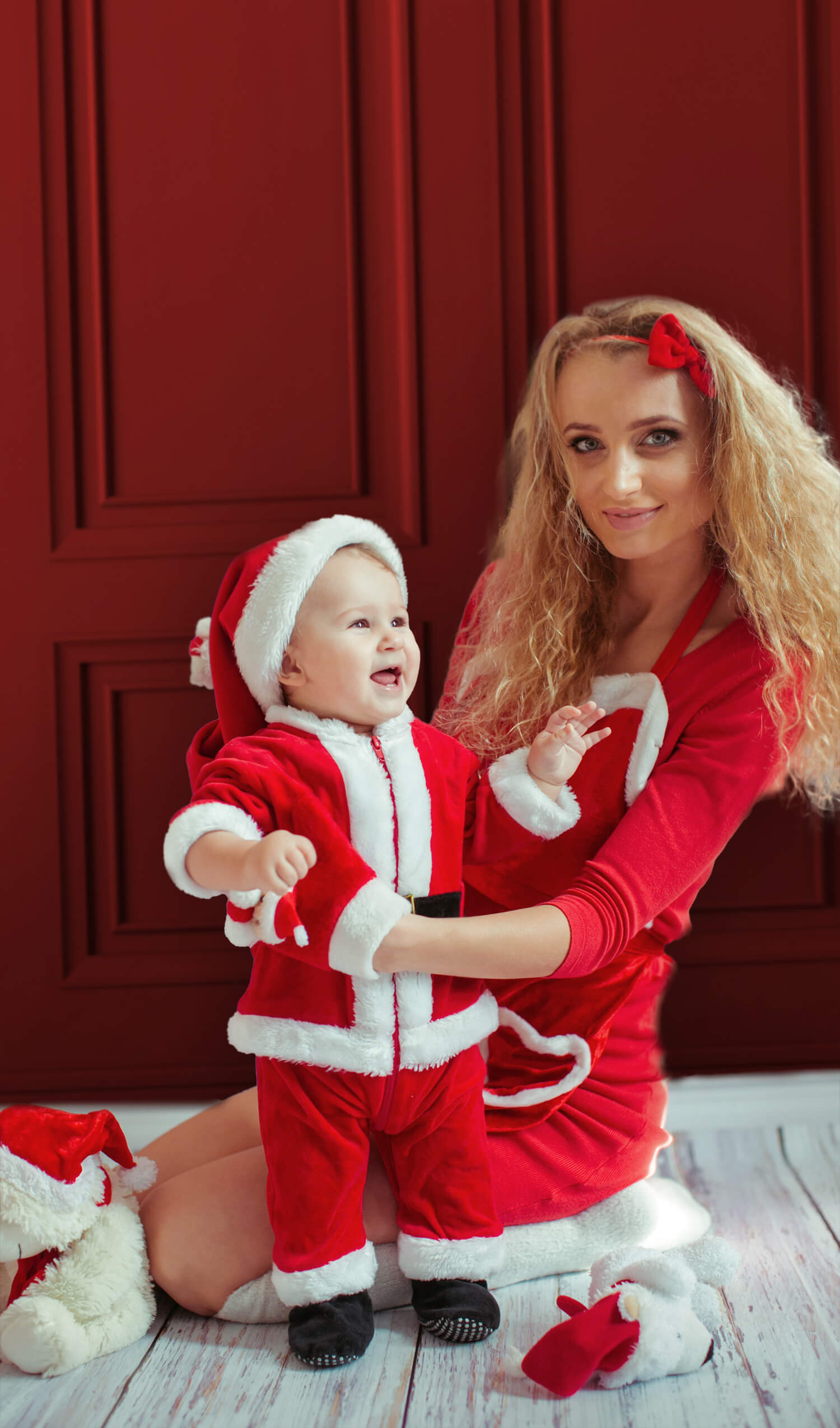 Sfondo Da Parete Retro Rosso Interno Classico M6-115