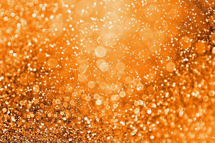 Sfondo Decorativo Per Feste Con Glitter Arancione Bokeh M8-30