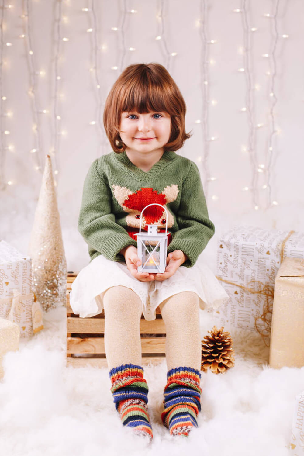 Sfondo Bianco Per Il Festival Delle Luci Della Decorazione Della Parete M8-35