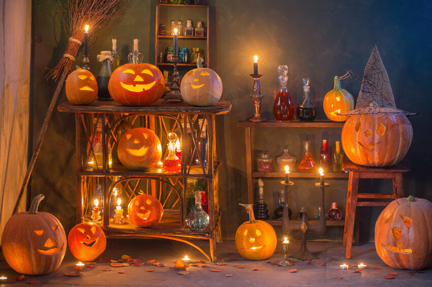 Decorazioni Per La Casa Con Arazzi Con Luci Di Zucche Di Halloween Acquista 2 Ricevi 1 Gratis