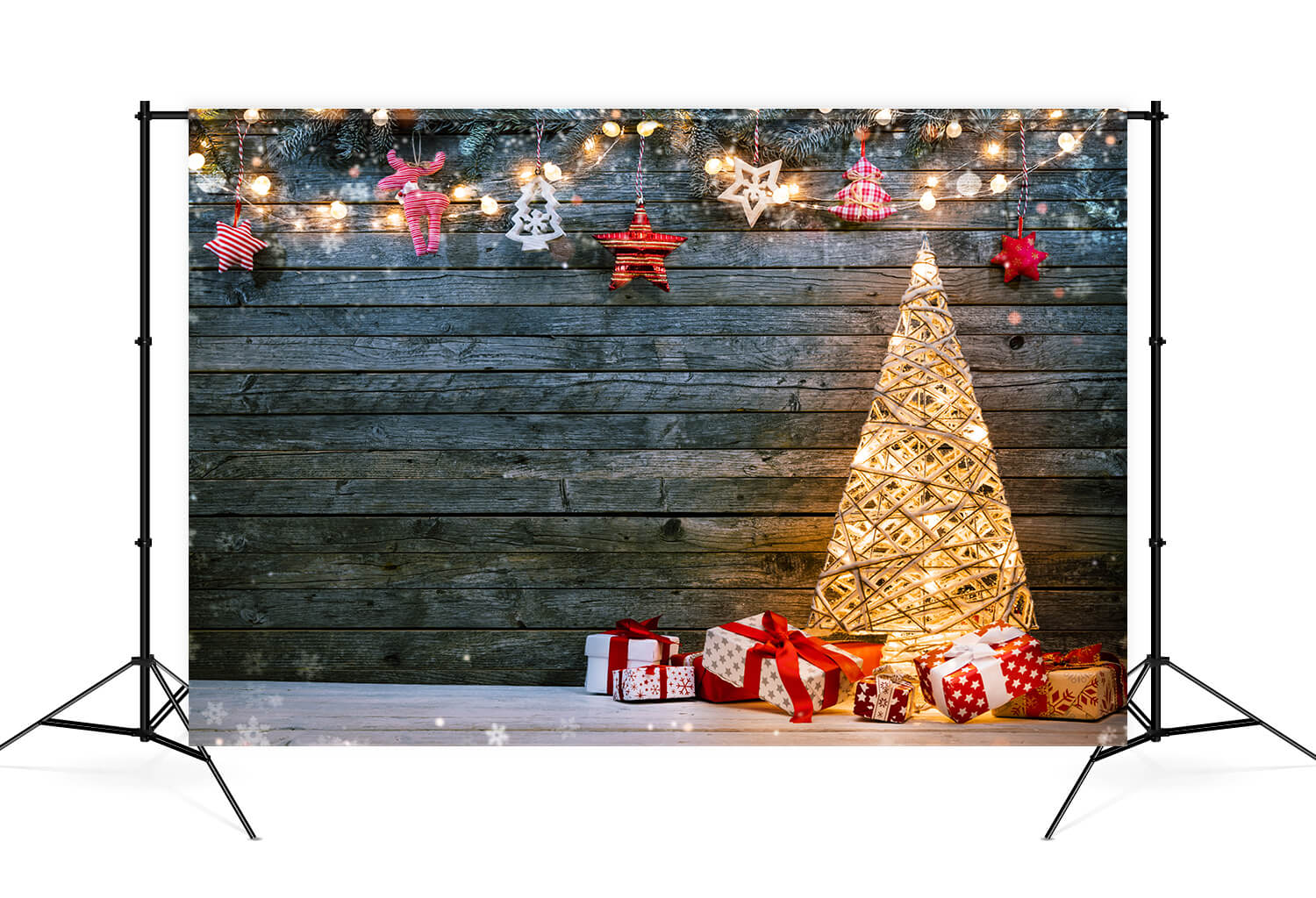 Sfondo Illuminato Per Decorazione Albero Di Natale M9-74