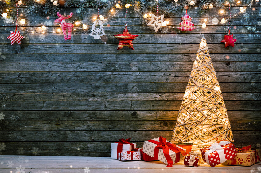 Sfondo Illuminato Per Decorazione Albero Di Natale M9-74