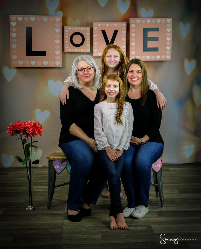 Sfondo Per Studio Fotografico Bokeh Cuore Pastello MR-0046