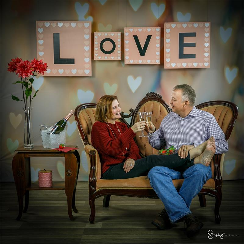 Sfondo Per Studio Fotografico Bokeh Cuore Pastello MR-0046