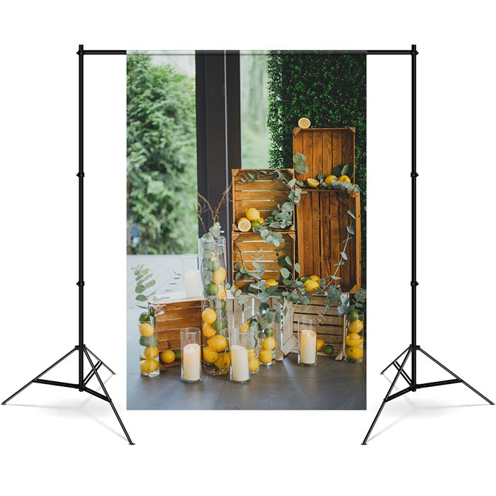 Sfondo Fresco Con Verde Limone Estivo RR3-31