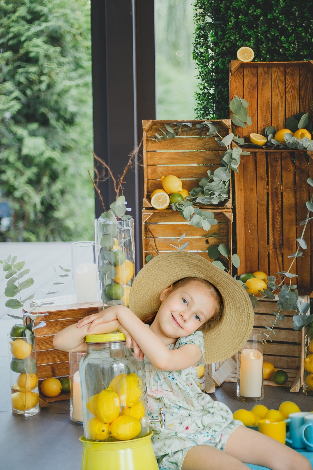 Sfondo Fresco Con Verde Limone Estivo RR3-31