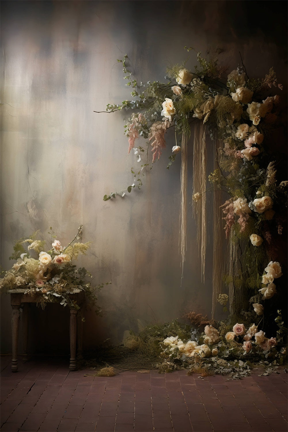 Dbackdrop Sfondo Da Tavolo Decorativo Astratto Vintage Rosa Da Muro RR4-09