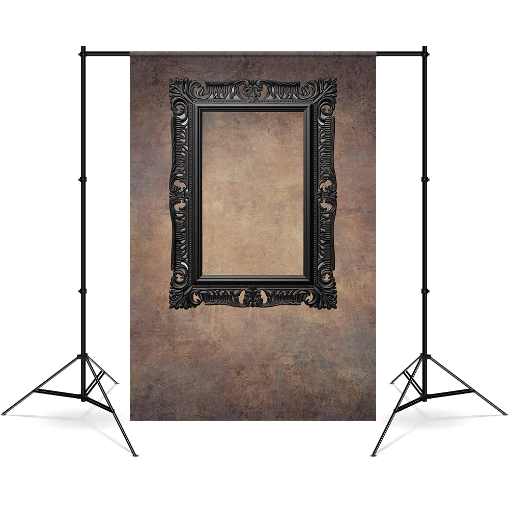 Dbackdrop Art Black Vintage Photo Frame Sfondo Astratto RR4-20