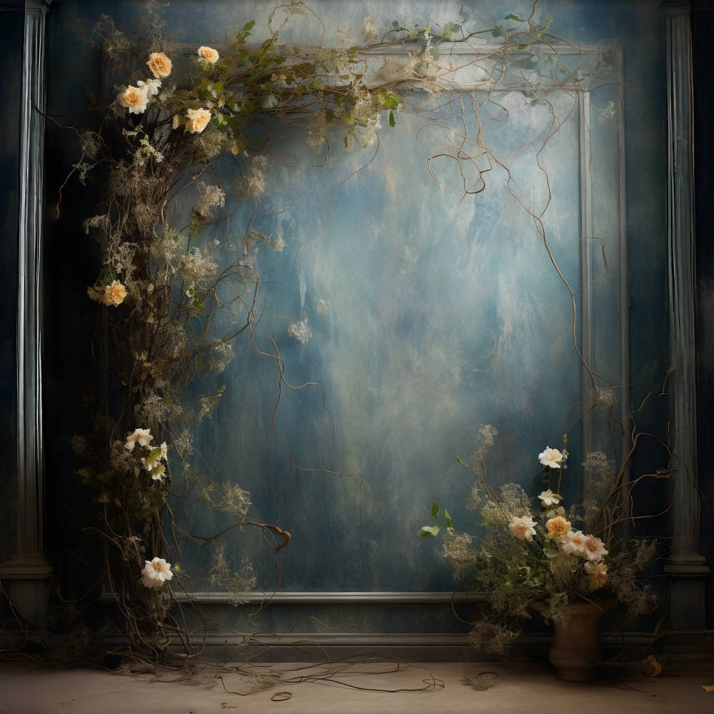 Dbackdrop Stile Nostalgico Sfondo Astratto Tono Rosa Blu RR4-35