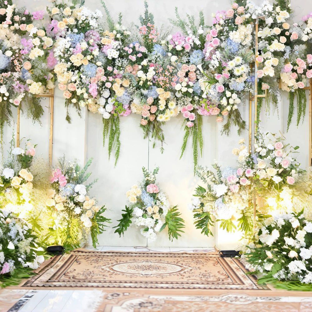 Dbackdrop Fiori Colorati Tema Matrimonio Sfondo Sacro RR4-38