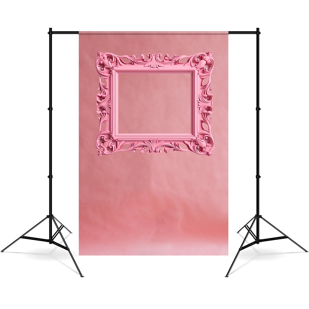 Dbackdrop Art Fantasy Cornice Per Foto Rettangolare Rosa Sfondo Astratto RR4-49