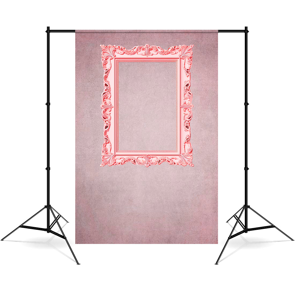 Dbackdrop Art Cornice Per Foto Rettangolare Rosa Sfondo Astratto Viola RR4-50