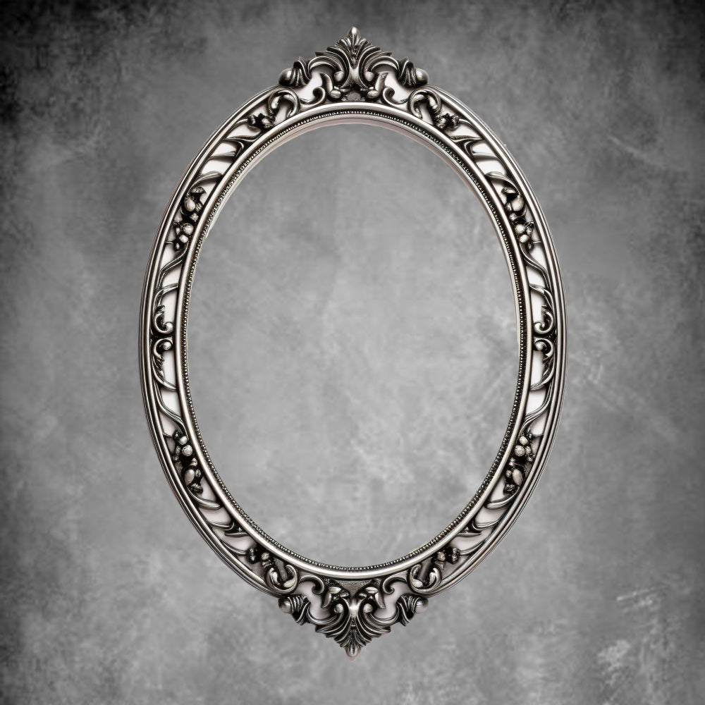 Dbackdrop Art Classic Cornice Per Foto In Metallo Tono Grigio Sfondo Astratto RR4-57