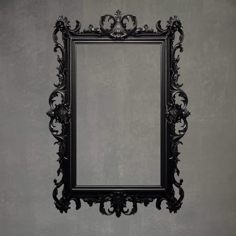 Dbackdrop Art Mystery Cornice Per Foto Rettangolare Nera Sfondo Astratto RR4-61