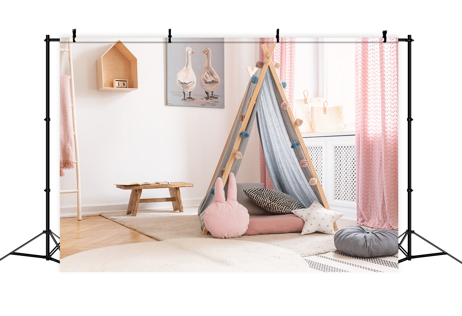 Tenda Per Cameretta Per Bambini, Sfondo Per Cabina Fotografica RR5-27